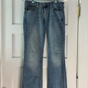 Levi's Blue Flare Wide Leg Jeans